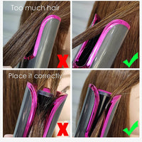 Thumbnail for Cordless Auto Hair Curler USB Rechargeable