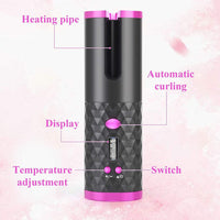 Thumbnail for Cordless Automatic Hair Curler