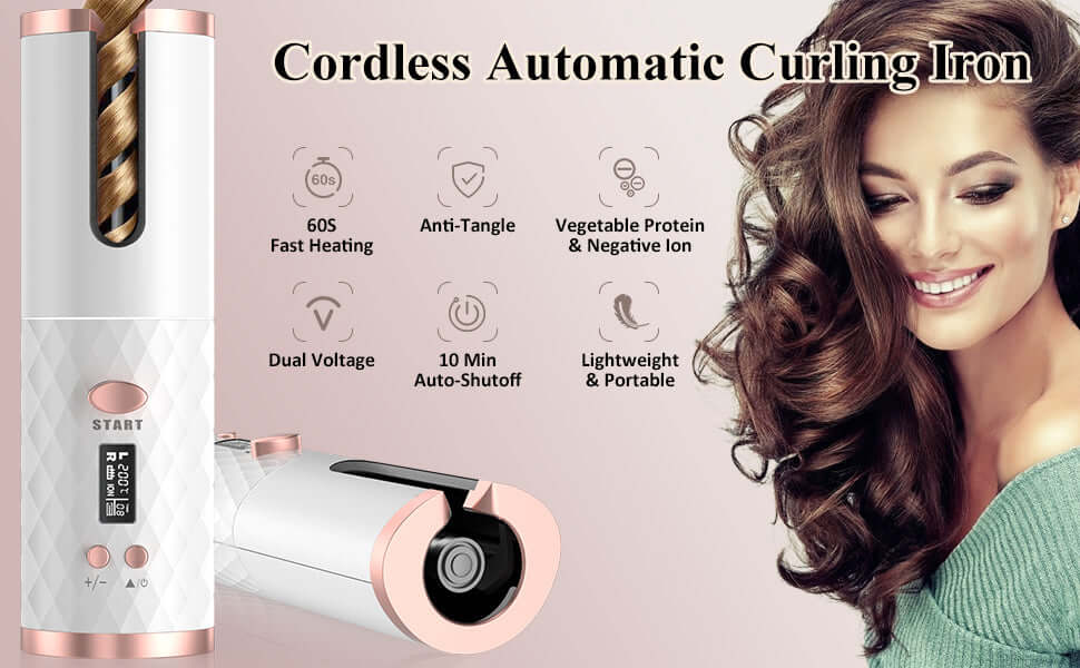 Cordless Automatic Hair Curler