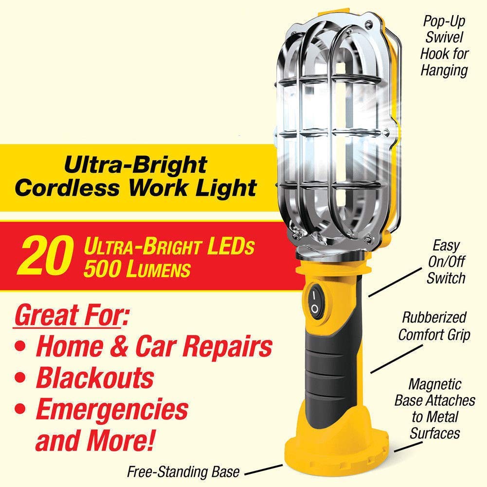 Led Portable Work Light Handy Cordless Light