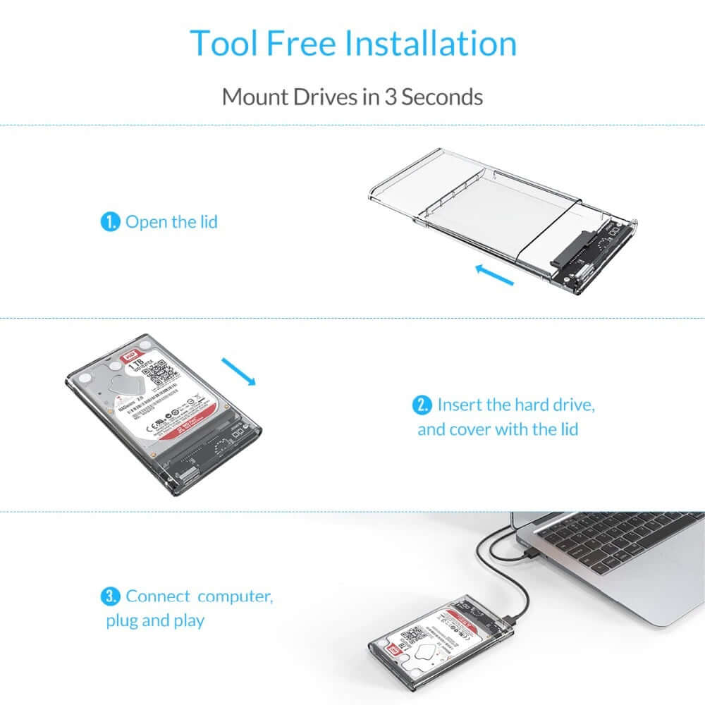 2.5" Hard Drive Case Hdd Case