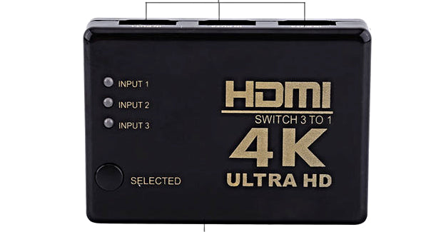 Hdmi Splitter 3in1 4K with Remote