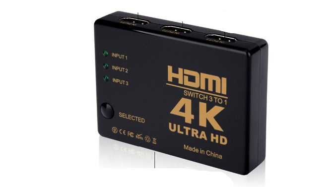 Hdmi Splitter 3in1 4K with Remote