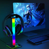 Thumbnail for RGB Gaming Headphone Stand 10 Lighting Modes