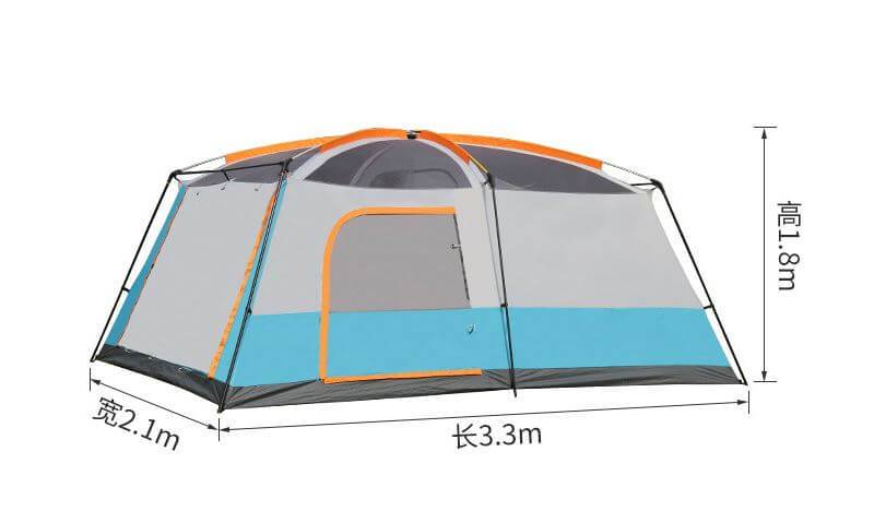 Camping Tent 4 - 6 persons+ with storage Bag - The Shopsite