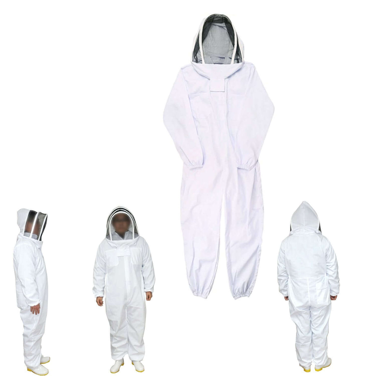 Full Body Beekeeping Suit Hooded Veil Bee Farm Clothing Xxl - The Shopsite