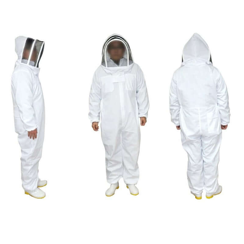 Full Body Beekeeping Suit Hooded Veil Bee Farm Clothing Xxl - The Shopsite