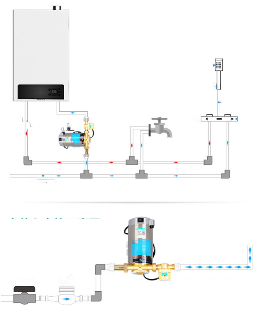 Hot Water Booster Pump 120W