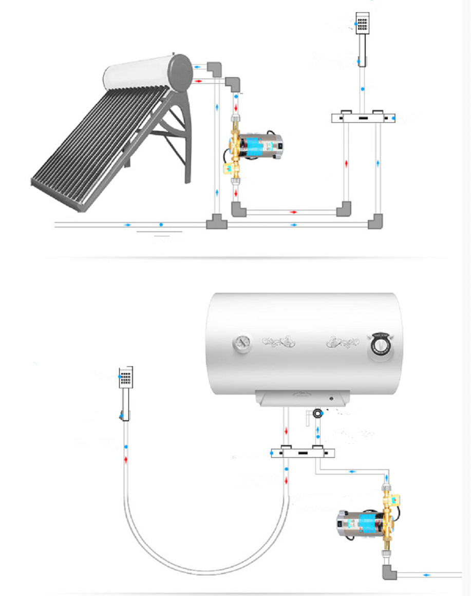 Hot Water Booster Pump 120W