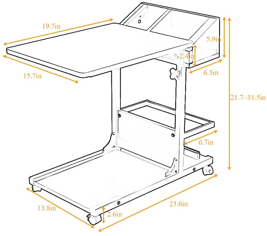 Laptop Stand Desk Bedside Table