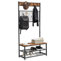 Thumbnail for Vasagle Coat Rack Stand with with Shoe Storage Bench