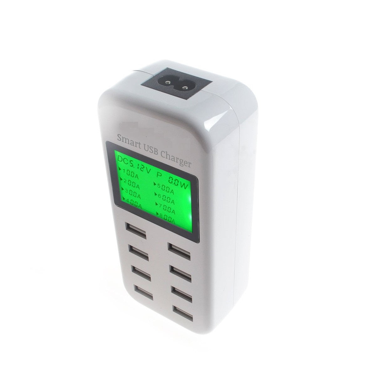 8-port USB Charger with LCD Display