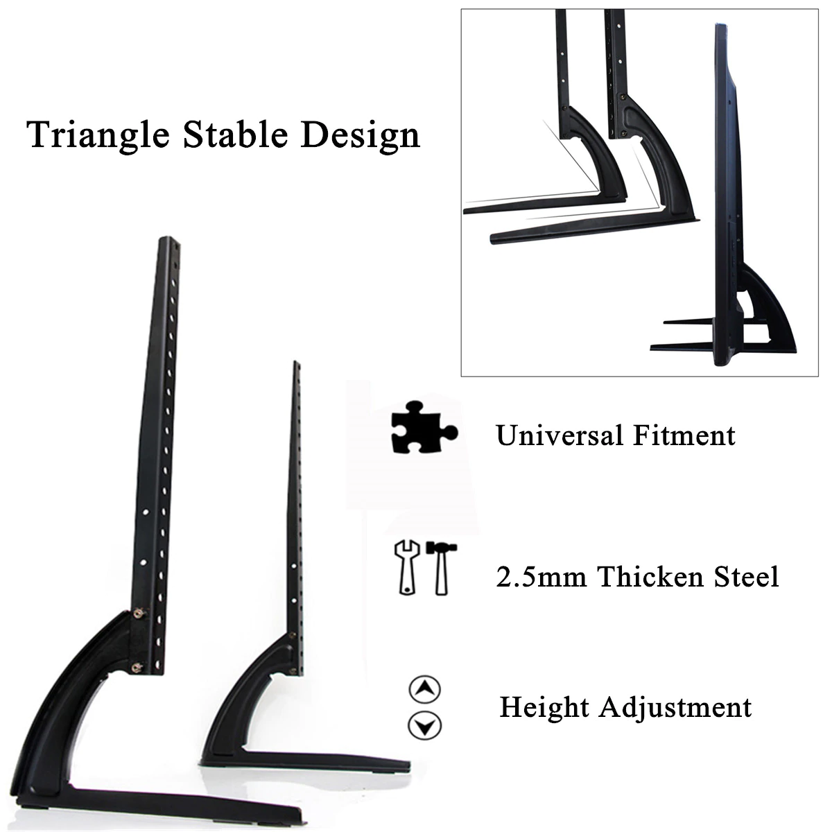 Universal TV Stand Table Top TV Stand