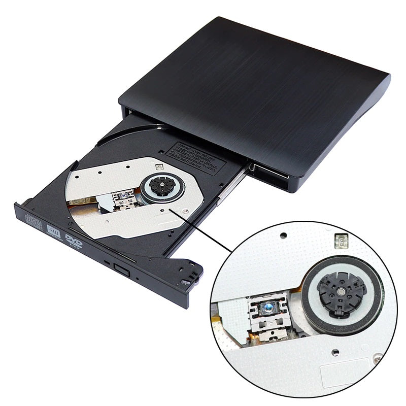 CD/DVD Writer External DVD Drive