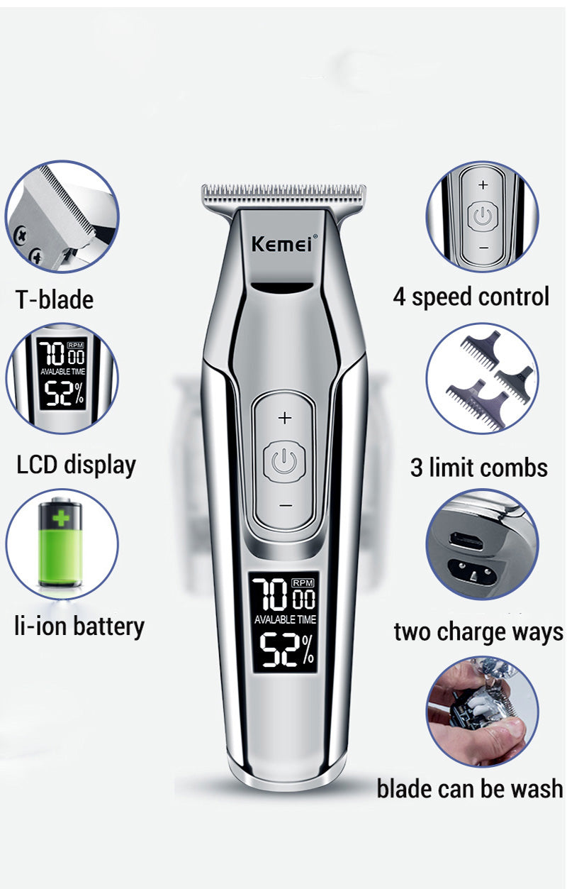 Hair Trimmer Shaver Clippers Cordless