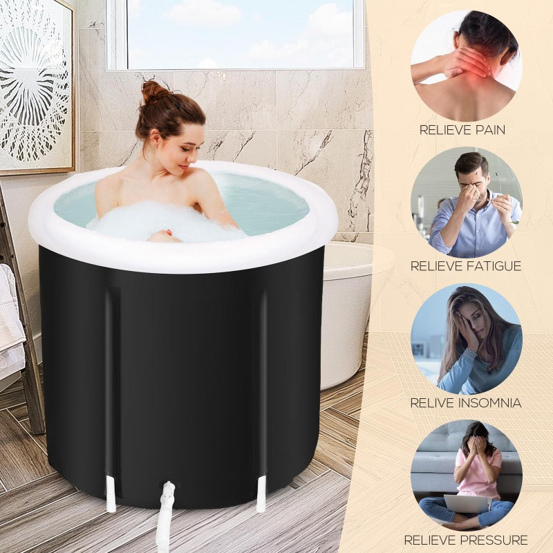 Portable Ice Bath Tub 300L Inflatable SPA Massage