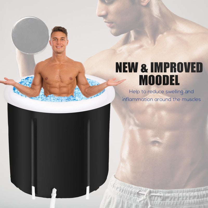 Portable Ice Bath Tub 300L Inflatable SPA Massage