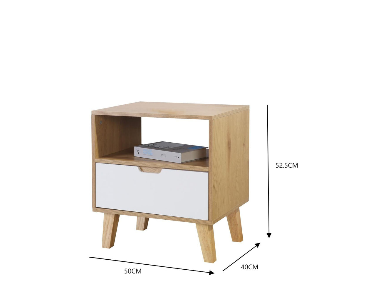 Bedside Table Nightstands with Drawer