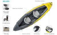 Thumbnail for Inflatable Kayak 2 Persons