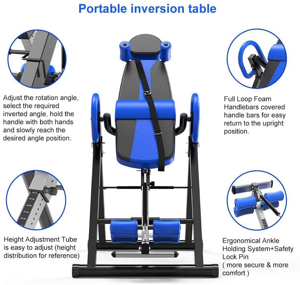 Gravity Inversion Table Heavy Duty Inversion Table