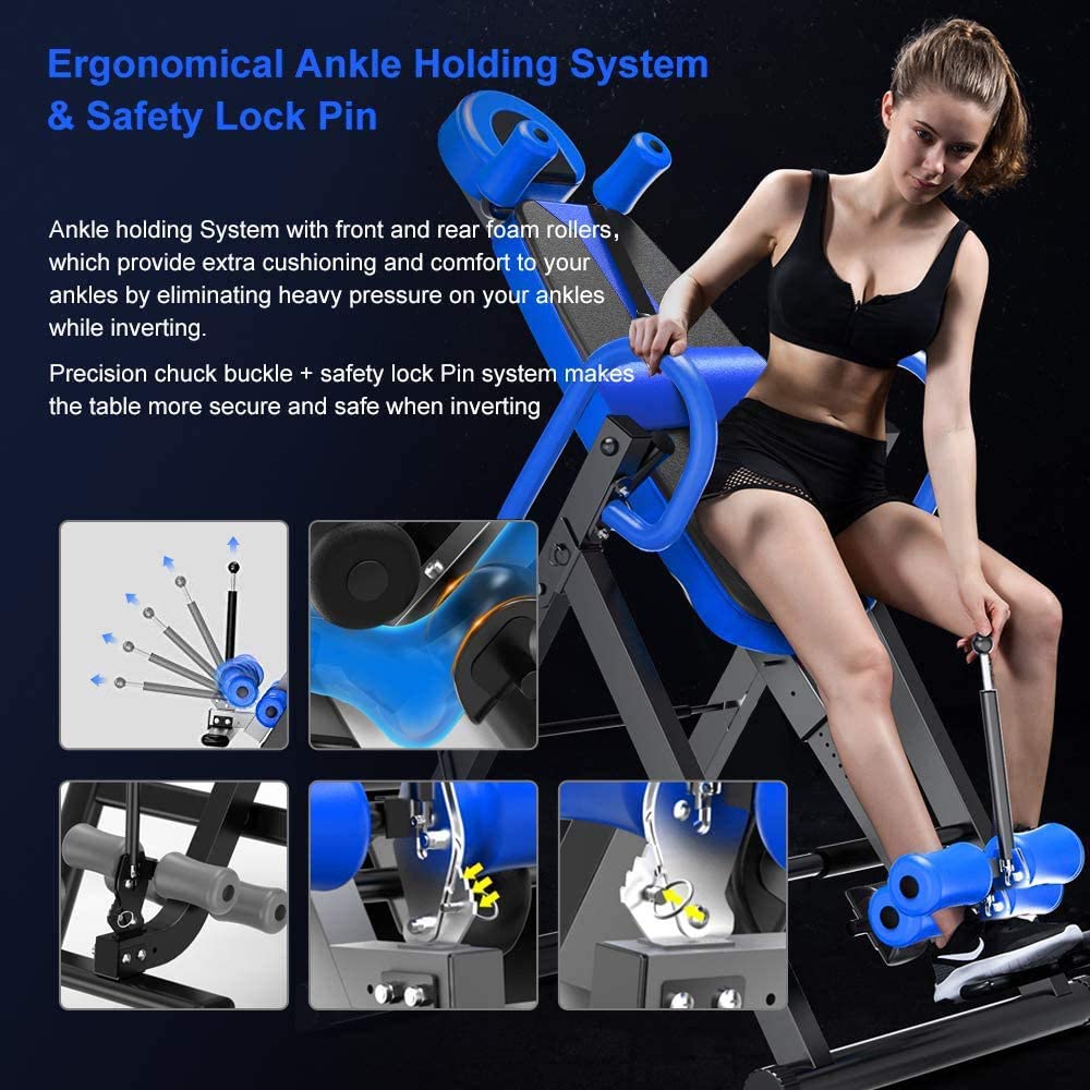 Gravity Inversion Table Heavy Duty Inversion Table