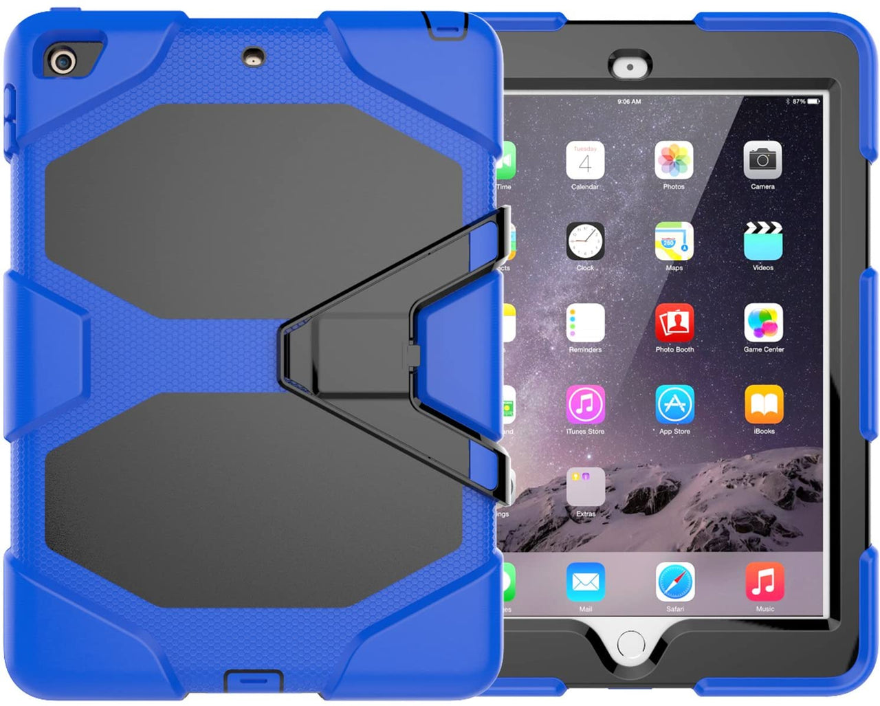 iPad Air Case Air 2 Case Cover Rugged Shockproof Case