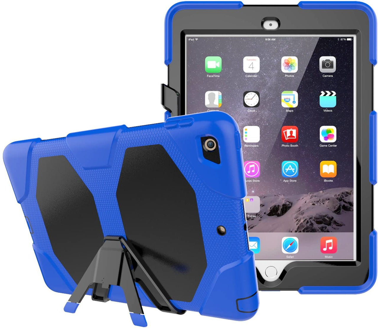 iPad Air Case Air 2 Case Cover Rugged Shockproof Case