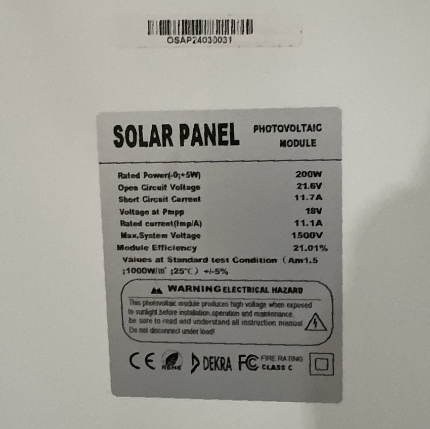 200W Solar Panel with Solar Controller