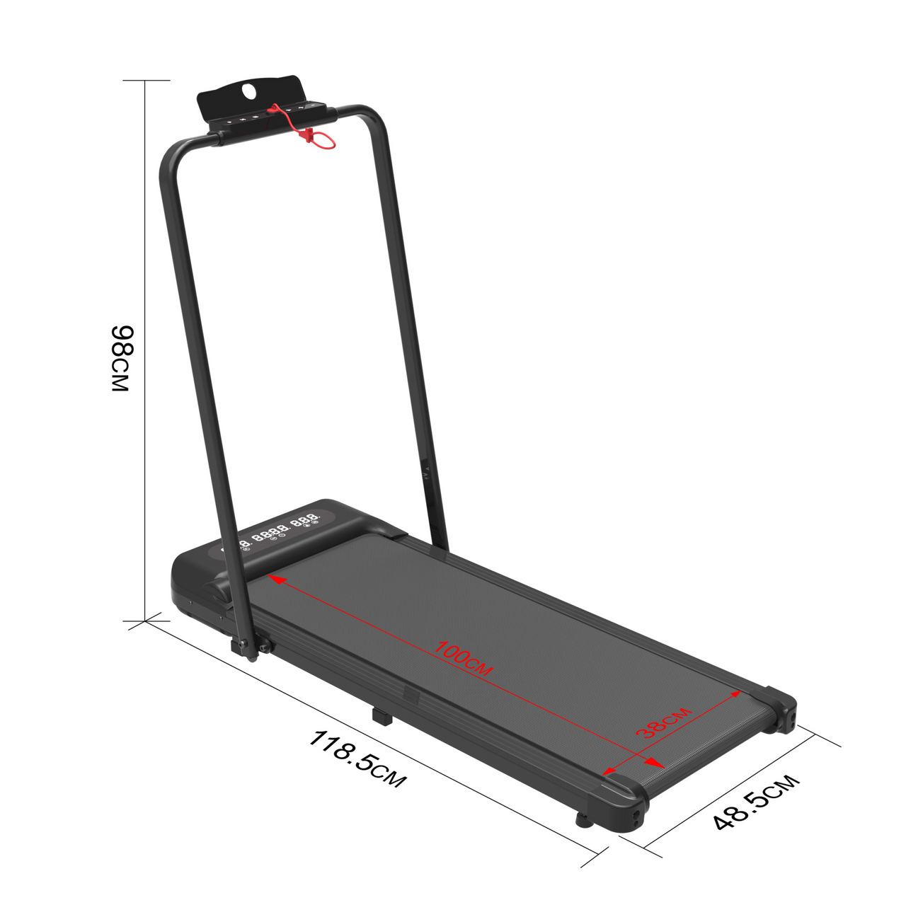 Treadmill Home Gym Fitness Foldable Walking Machine