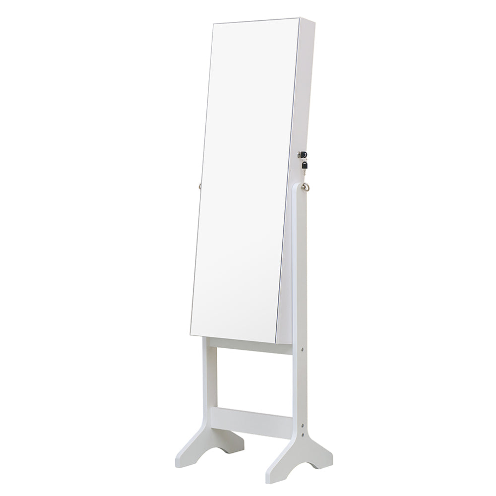 Standing Jewellery Cabinet Full Mirror