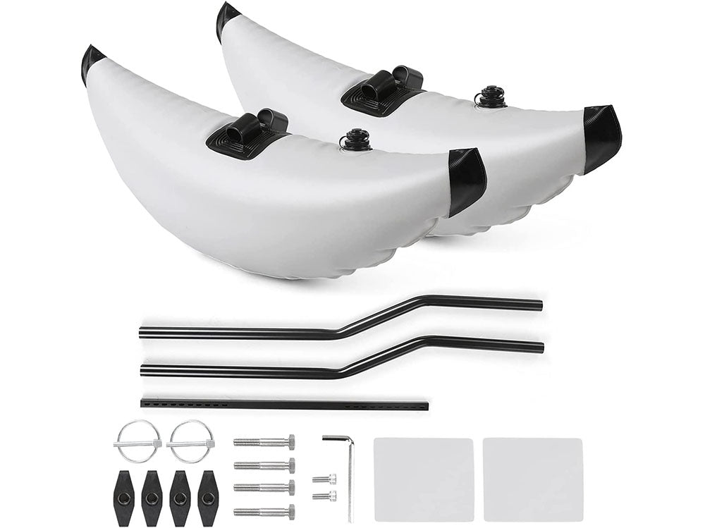 Kayak Inflatable Boat Outrigger Canoe Balance Boat Standing Float Stabilizer Kit - The Shopsite