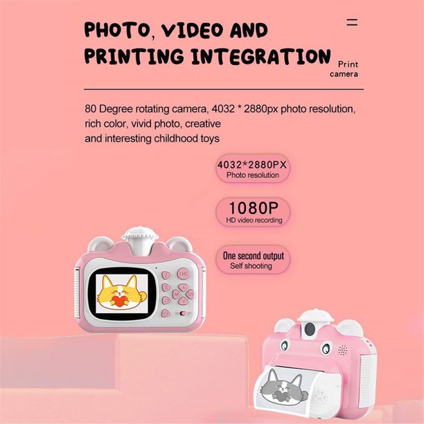 Kids Instant Camera with print roll 32gb storage - The Shopsite