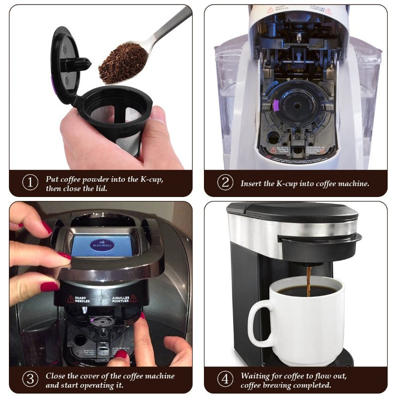 Reusable K CUP Coffee Filter 4PCS