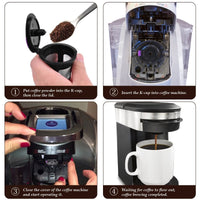 Thumbnail for Reusable K CUP Coffee Filter 4PCS