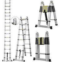 Thumbnail for Telescopic Ladder 5M Aluminium - The Shopsite