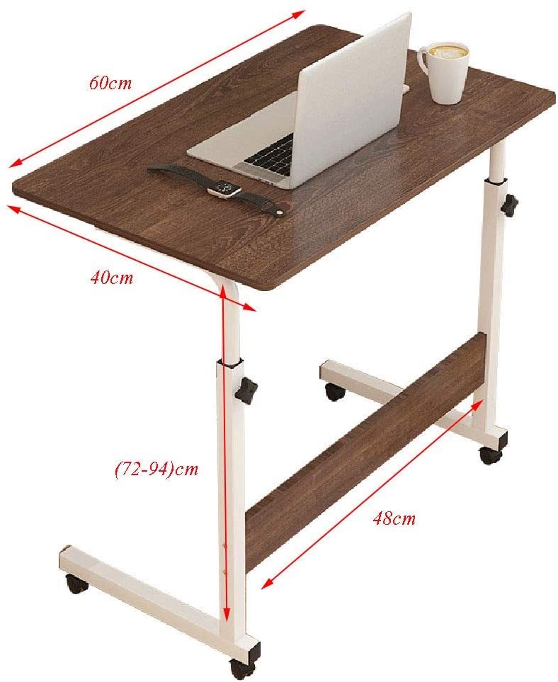 Height Adjustable Laptop Desk Stand Brown - The Shopsite