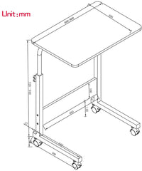 Thumbnail for Height Adjustable Laptop Desk Stand Brown - The Shopsite