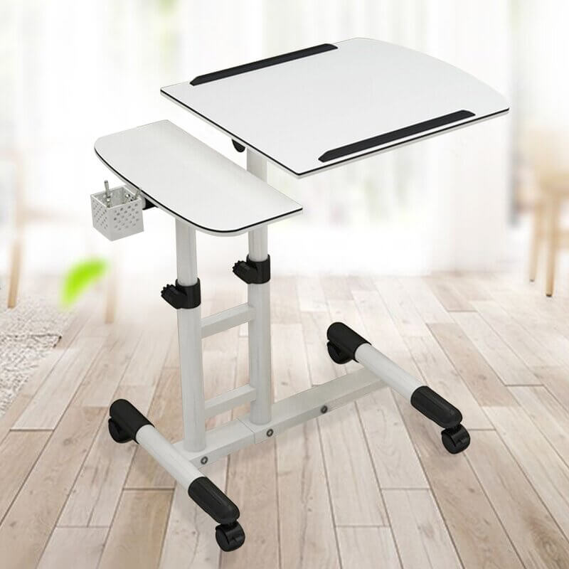 Adjustable Laptop Table Desk Stand with Wheels