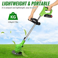 Thumbnail for Push Weed Eater strimmer, Battery Operated Grass Cutter