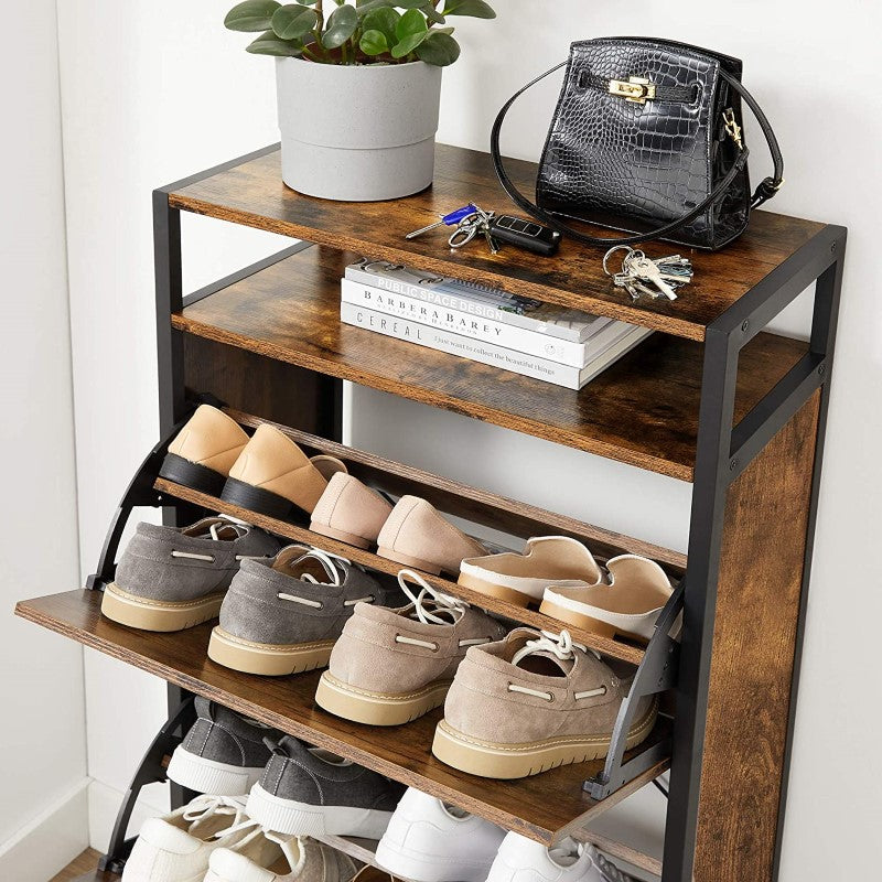 VASAGLE Shoe Cabinet - 3 Drawers