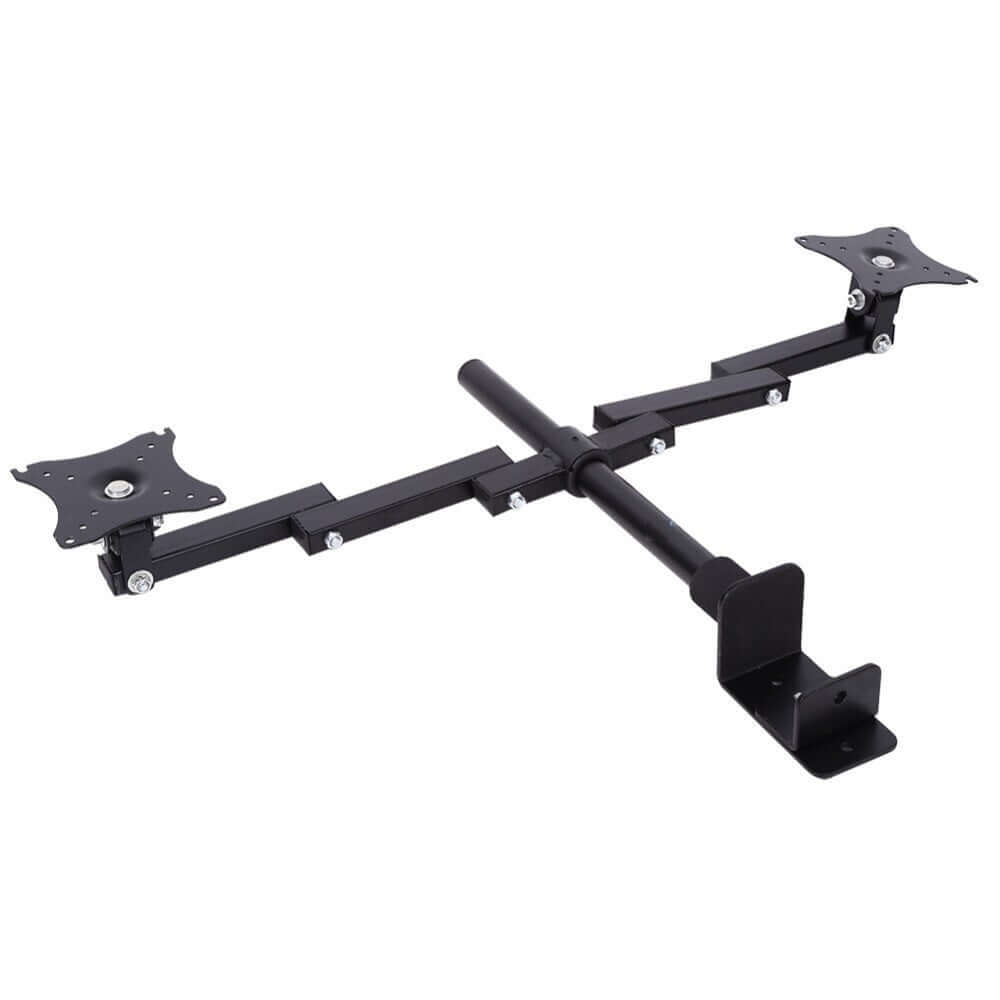 Dual Monitor Stand Bracket Mount 14"-24" Screens 360-degree Rotation - The Shopsite