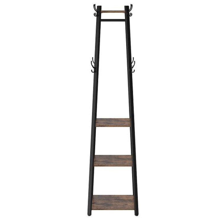 Industrial Coat Rack/Stand with Hooks | VASAGLE 3-Shelf