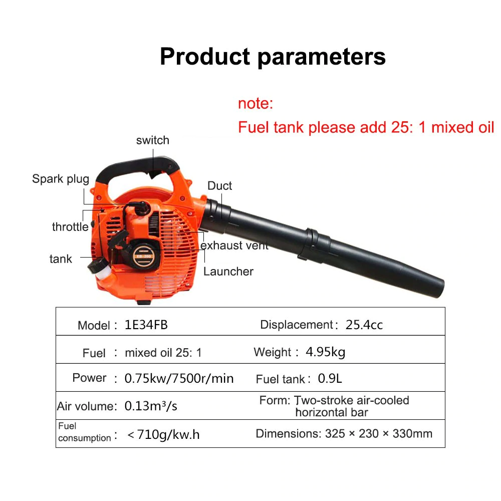 Leaf Blower Gasoline Cordless Petrol