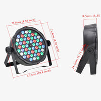 Thumbnail for Professional 54 LEDs PAR Light LED Strobe Stage PAR Light 4PCS