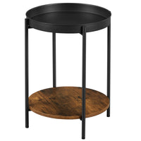 Thumbnail for Vasagle Stylish Bedside Table round Side Table End Table