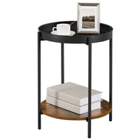 Thumbnail for Vasagle Stylish Bedside Table round Side Table End Table