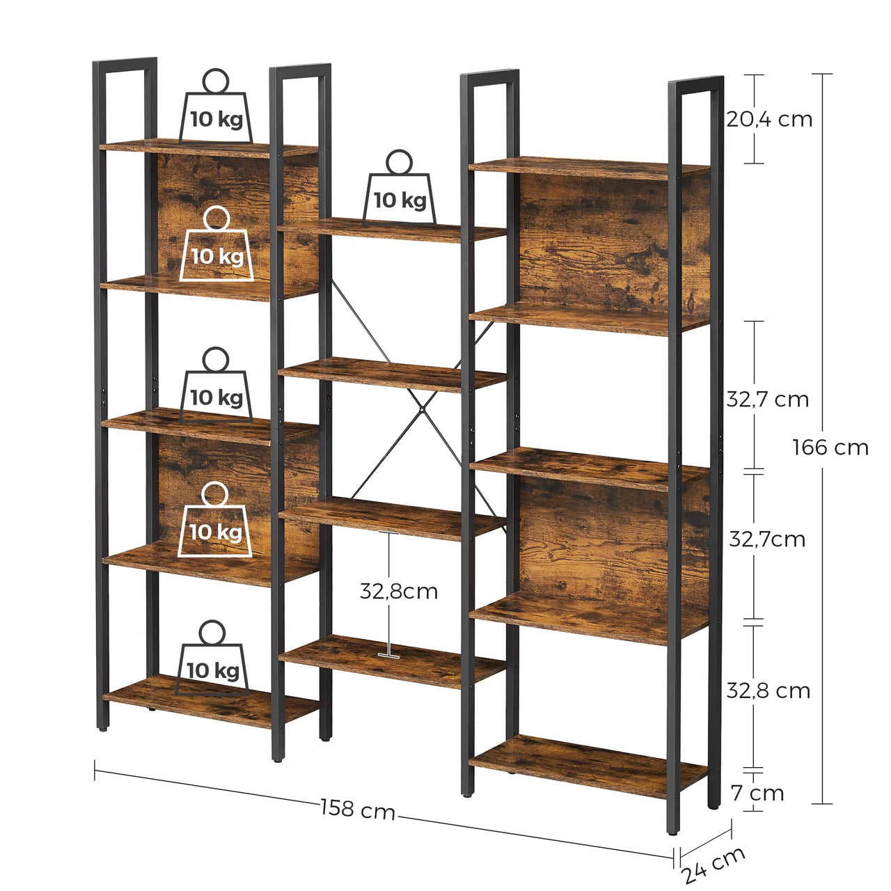 Vasagle Bookshelf Bookcase