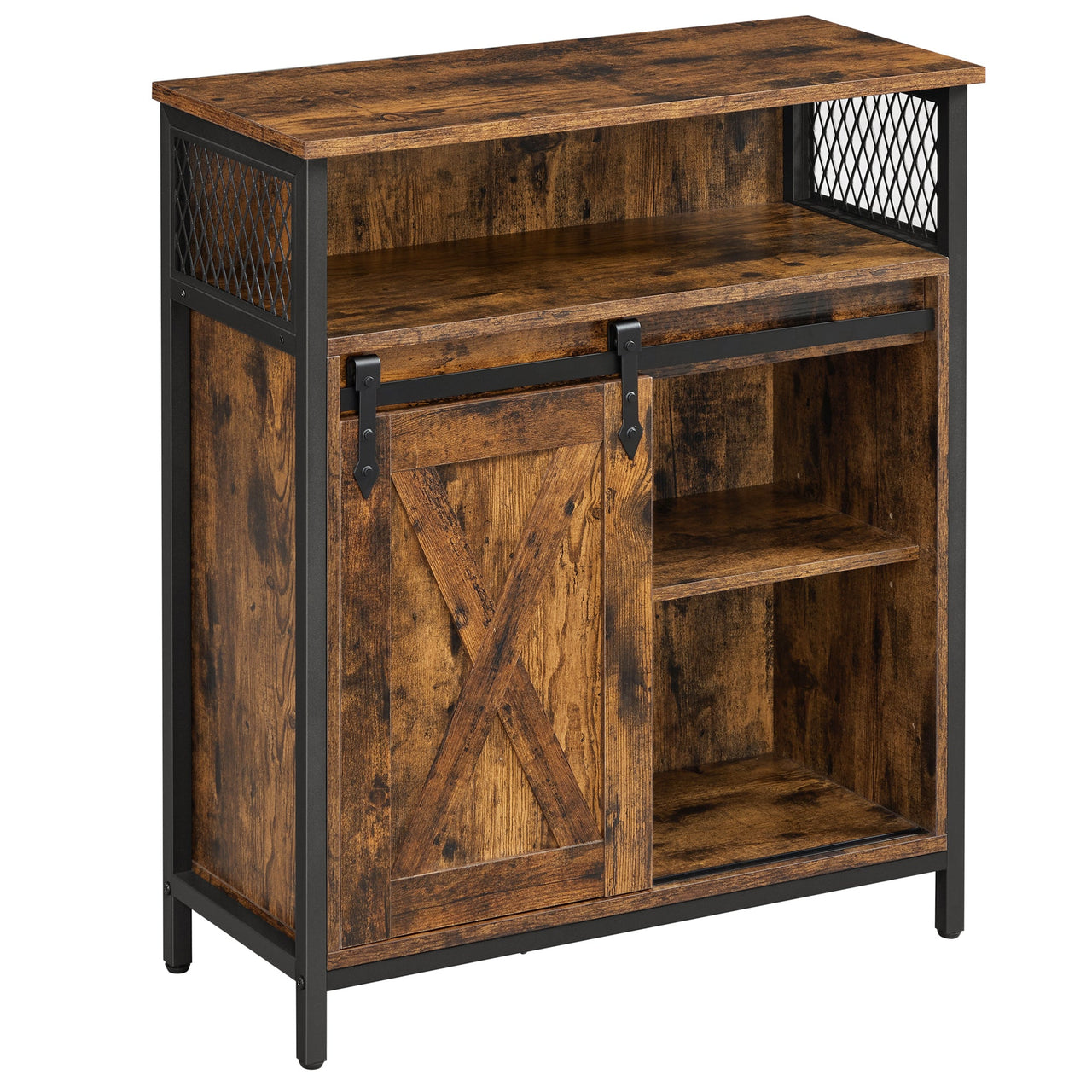 Vasagle Sliding Barn Door Storage Cabinet