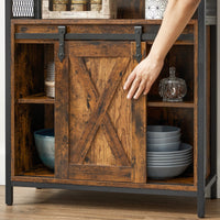 Thumbnail for Vasagle Sliding Barn Door Storage Cabinet