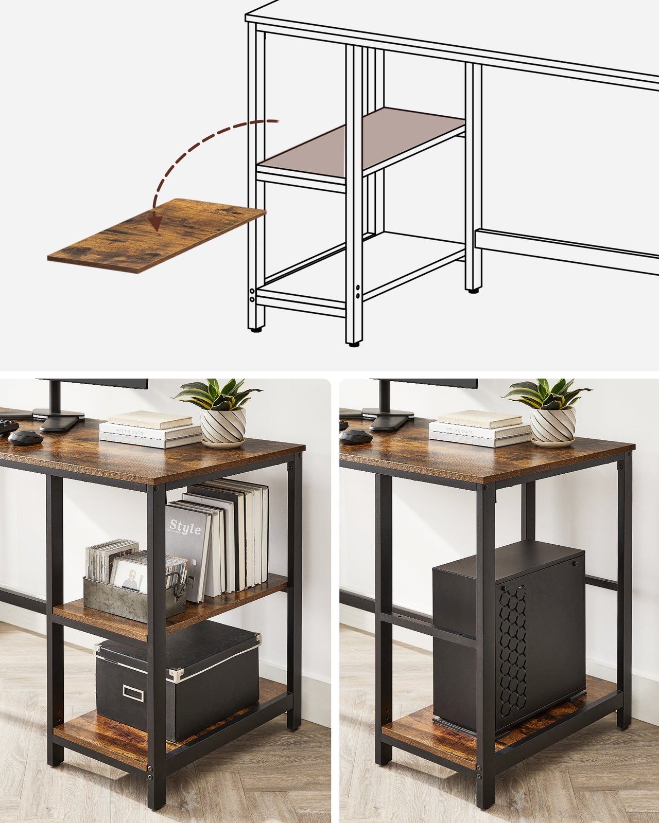 VASAGLE Computer Desk Table